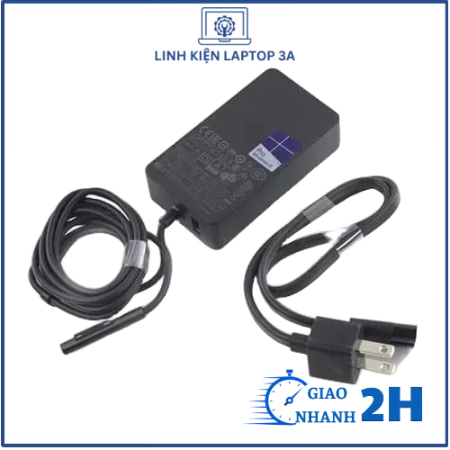 Sạc Surface Pro 3 4 5 6 7 8 15V - 4A / 44W - 65W Zin surface book surface laptop mới 100%