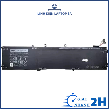 Pin laptop Dell XPS 15 9550 9560 9570 7590 Precision 5510 5520 5530 RRCGW M7R96 62MJV 4GVGH 56Wh 84Wh 97Wh
