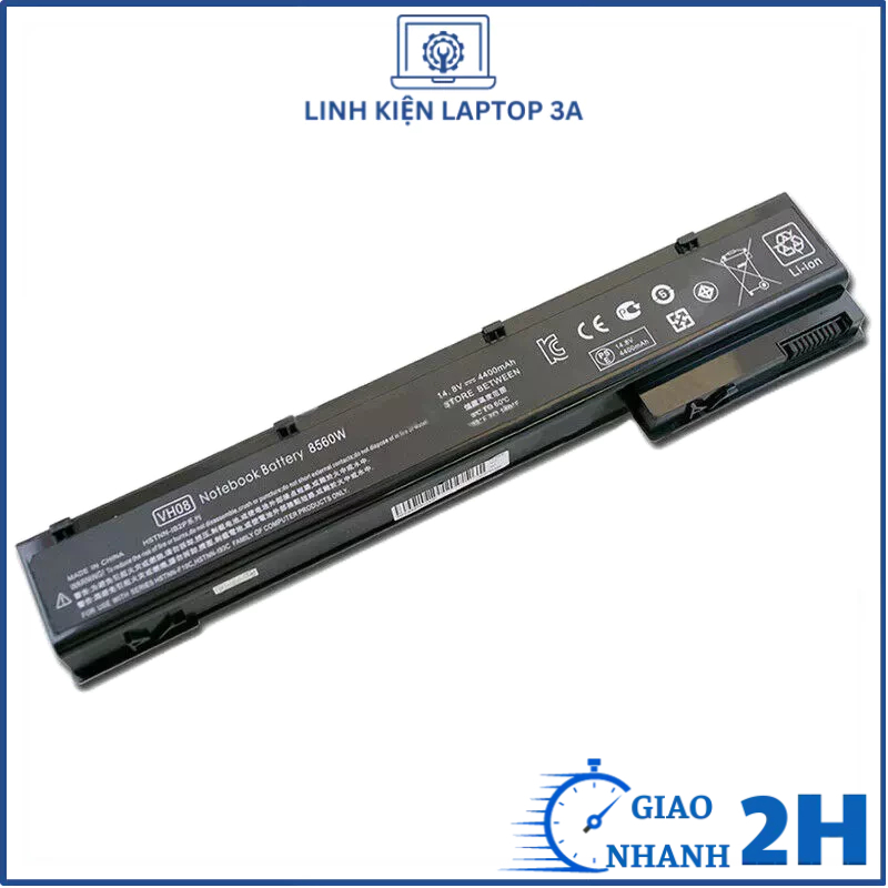 Pin laptop HP EliteBook 8560w HP EliteBook 8570w 8760w 8770w workstation VH08 VH08L