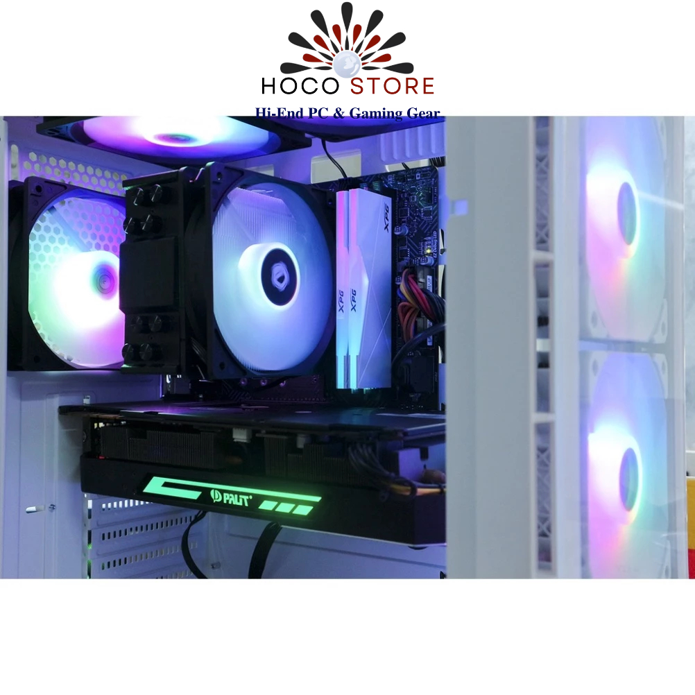 Thùng PC Gaming Hoco-09 Core I3 10105F, 16GB Ram, VGA GTX 1060/GTX 1070/RX 6600 Mới