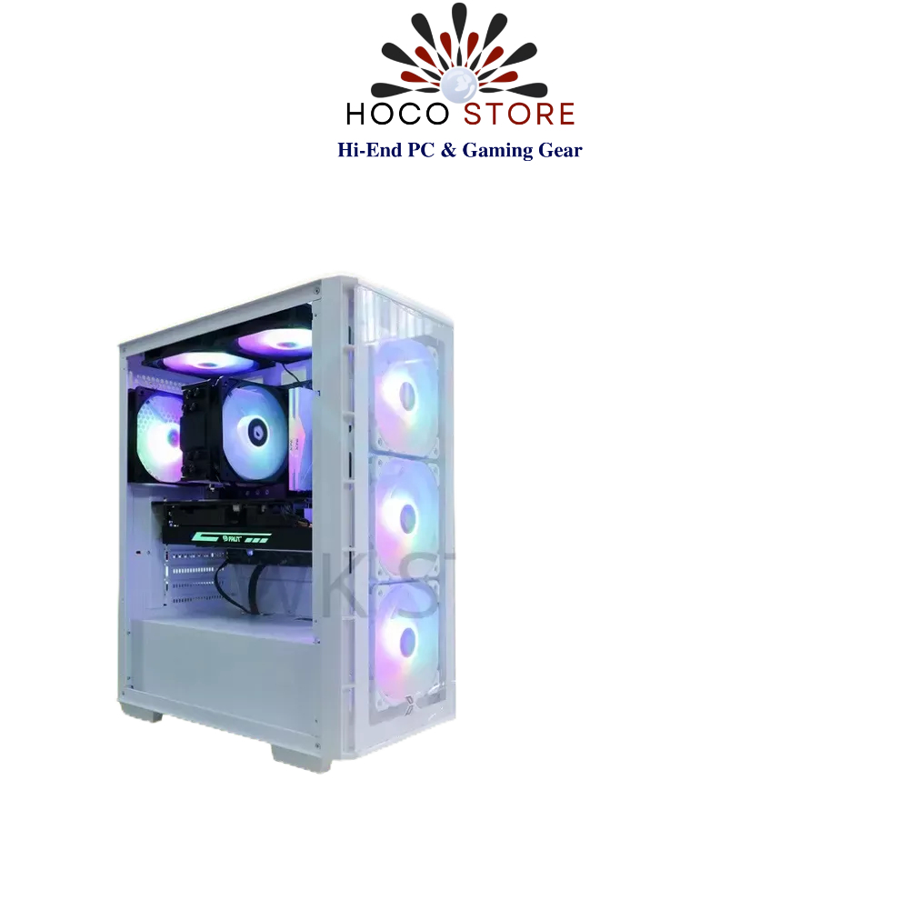 Thùng PC Gaming Hoco-09 Core I3 10105F, 16GB Ram, VGA GTX 1060/GTX 1070/RX 6600 Mới