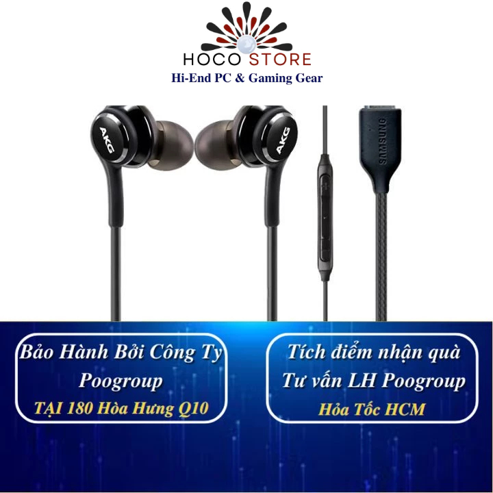 Tai nghe nhét tai AKG S9 / S10+ / S20 / S21 âm thanh chuẩn Type C / 3.5