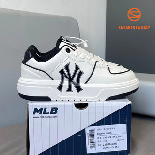 Giày mlb chunky liner new york yankees white black - bản cao cấp fullbox