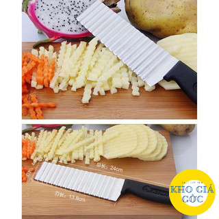 (Combo 3 Cái) Dao Thái Rau Củ Lượn Sóng (kho gia goc)