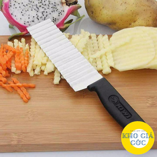 (Combo 3 Cái) Dao Thái Rau Củ Lượn Sóng (kho gia goc)