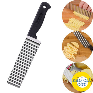 (Combo 3 Cái) Dao Thái Rau Củ Lượn Sóng (kho gia goc)