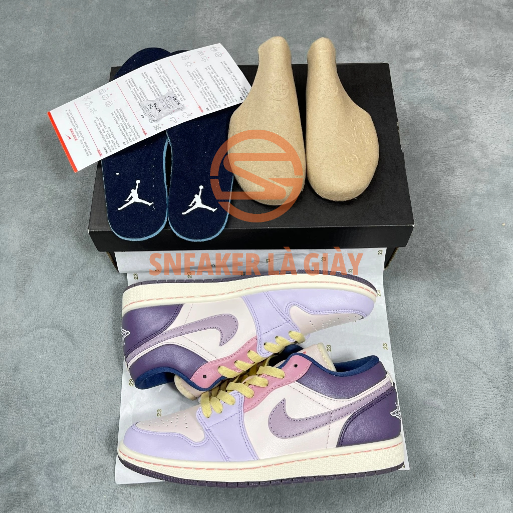 Giày Air Jordan 1 Low Pastel Purple - Bản Cao Cấp Fullbox