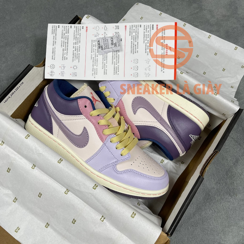 Giày Air Jordan 1 Low Pastel Purple - Bản Cao Cấp Fullbox