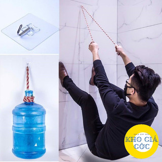 Combo 40 Móc Trong ,Móc Treo Đồ Đa Năng Dán Tường ( Trong Suốt )