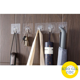 Combo 40 Móc Trong ,Móc Treo Đồ Đa Năng Dán Tường ( Trong Suốt )