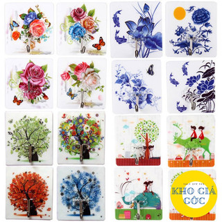 Combo 10 Móc Dán Tường Siêu Dính 3D Độc Đáo ( ngẫu nhiên )