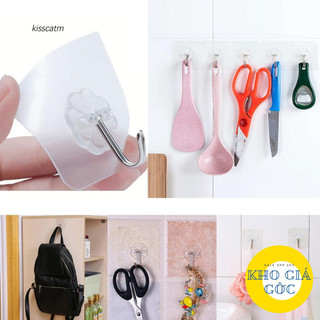 Combo 40 Móc Trong ,Móc Treo Đồ Đa Năng Dán Tường ( Trong Suốt )