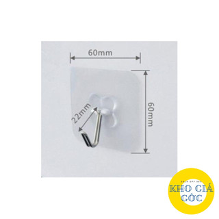 Combo 40 Móc Trong ,Móc Treo Đồ Đa Năng Dán Tường ( Trong Suốt )