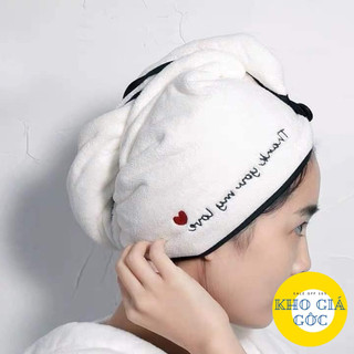 (Combo 3 Cái) Khăn Quấn Tóc Nhanh Khô Thần Thánh