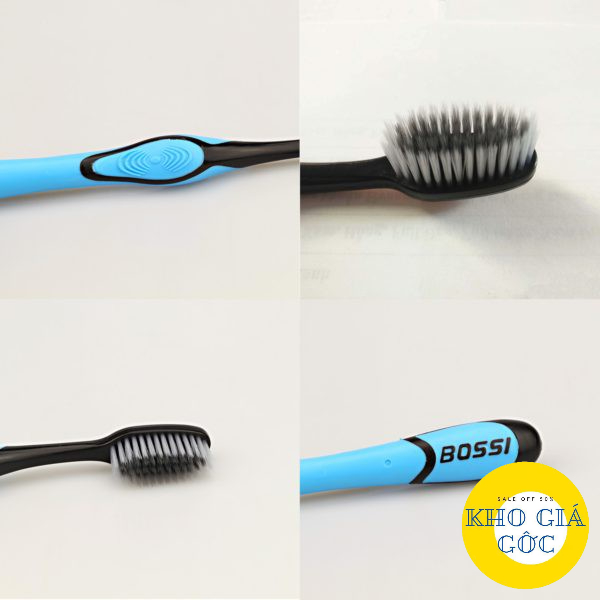 Bàn Chải Đánh Răng Bossi Than Tre Hoạt Tính Hàn Quốc