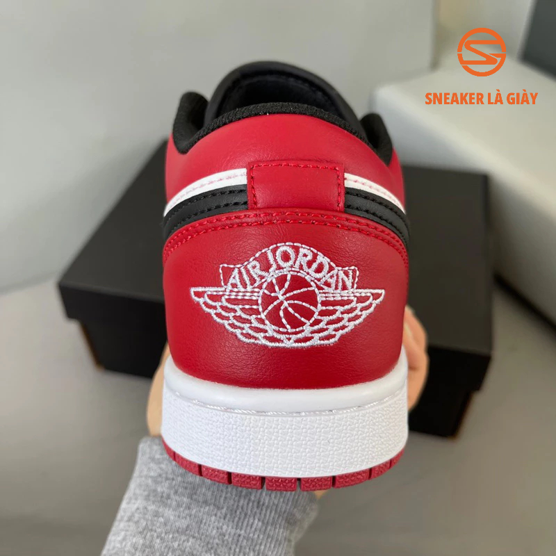 Giày Air Jordan 1 Low Bred Toe - Bản Cao Cấp Fullbox
