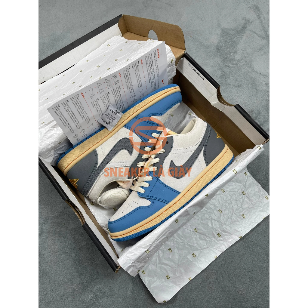 Giày Air Jordan 1 Low Tokyo Vintage - Bản Cao Cấp Fullbox