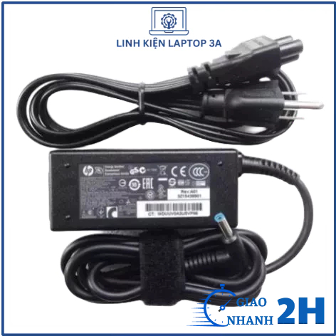 Sạc Laptop HP 19.5 - 3.33A chân kim nhỏ (Φ4.5×Φ3.0), Adapter HP Pavilion chân xanh - bảo hành toàn quốc