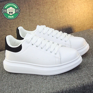 Giày sneaker mcq trắng_giày mc queen tăng chiều cao 5cm nam nữ