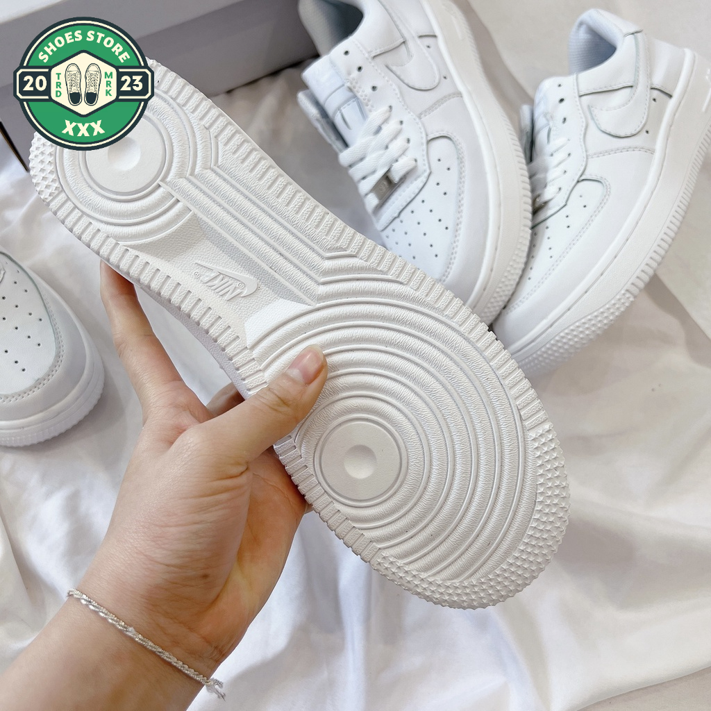 Giày AF1 trăng quốc dân _ Giày thể thao Air Force 1 White Full cân mọi outfit