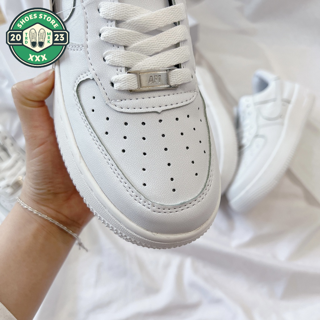 Giày AF1 trăng quốc dân _ Giày thể thao Air Force 1 White Full cân mọi outfit