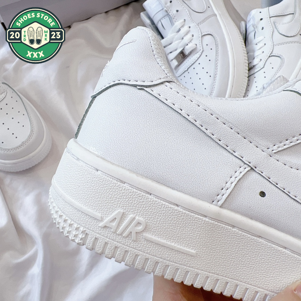 Giày AF1 trăng quốc dân _ Giày thể thao Air Force 1 White Full cân mọi outfit