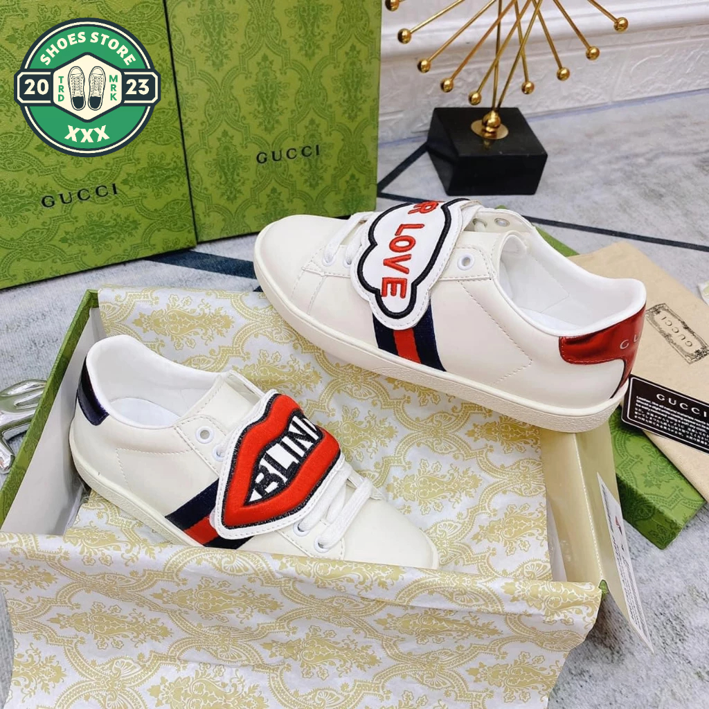 Giày Gucci Love, Giày Thể Thao GC For Love Bản Siêu Cấp Đế Thơm Vani hot trend
