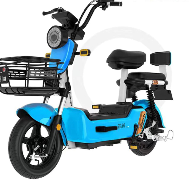 Xe đạp điện sẵn màu hồng