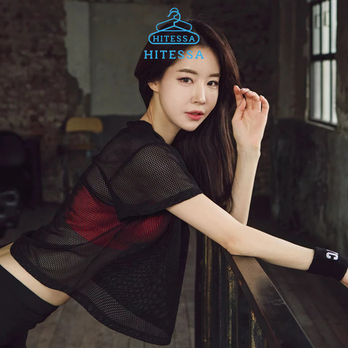 Áo lưới mặc ngoài thể thao và thời trang - Chất Ren Cotton, thoáng mát