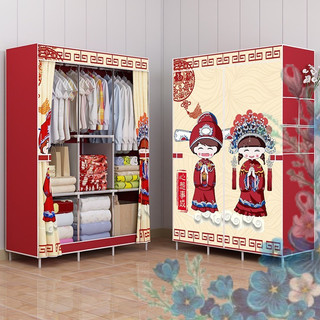 Tủ Đựng Quần Áo Vải 3D 3 Buồng, Tủ Vải Quần Áo Họa tiết đẹp mắt-Khung sắt cao cấp chống gỉ Có Bảo Hành