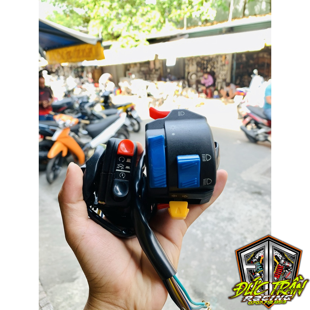 cùm công tắc FZ / bộ cùm công tắc fz gắn sirius , wave, winner, sonic..