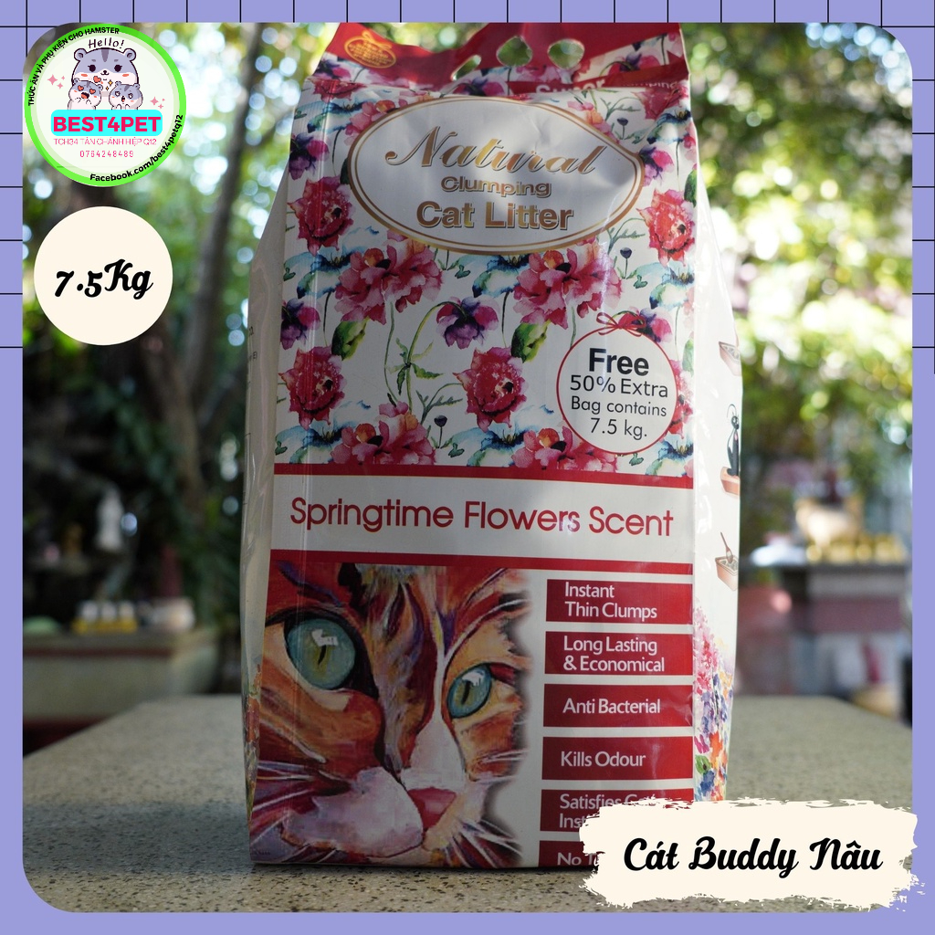 Cát Buddy Nâu - 7.5Kg