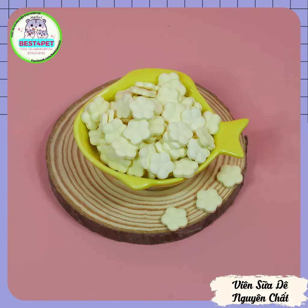 Viên Sữa Dê Canxi cho Hamster - 6 Viên