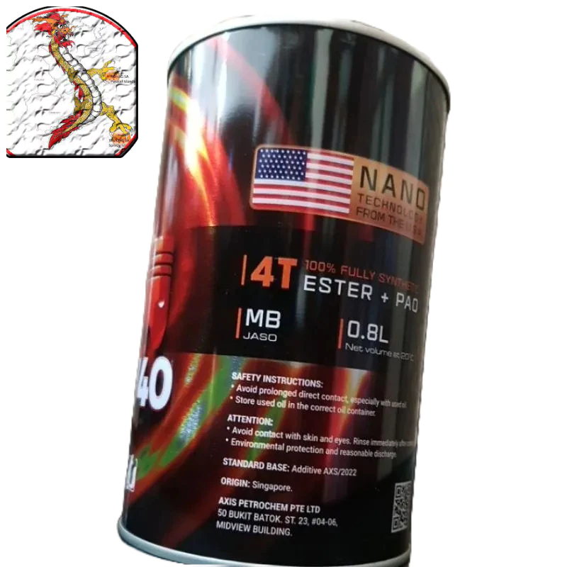 Nhớt xe tay ga SP 10W40, Nhớt SP ACEA A7 10W40 800ml cho xe tay ga sp nhập khẩu Singapore