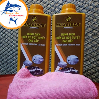 Nước rửa xe-xà phòng rửa xe Maxi chai 1L, dung dịch rửa xe đậm đặc Maxi rửa sạch vết bẩn cho xế yêu của bạn