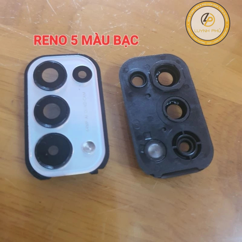 Cụm kính camera Oppo reno 5 hàng chuẩn