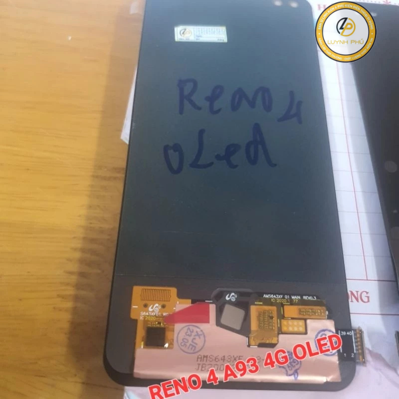 Màn hình Oppo reno 4 A93 4G zin,màn oled,màn linh kiện