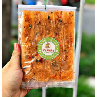 Dẻo tôm cuộn hành phi