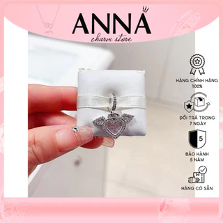  Charm Trái Tim và Đôi Cánh Thiên Thần 