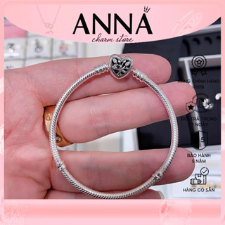 Vòng Pandora Moments khóa trái tim cây gia đình - Lắc tay Pandora Authentic hàng chính hãng, đủ bill, Fullbox, thẻ tag