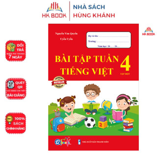 Sách - Bài tập tuần TIẾNG VIỆT Lớp 4 - Tập 1 - 1 quyển - Q 402