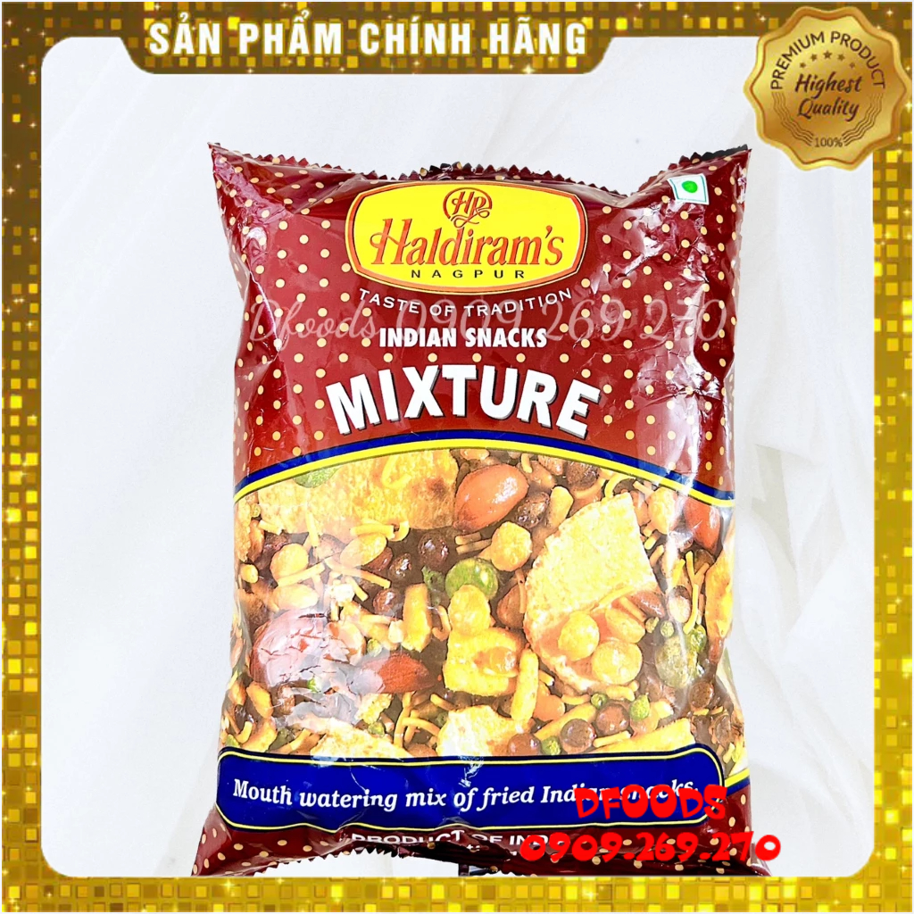 SNACK HALDIRAM'S ALOO BHUJIA, BOONDI, MIXTURE, MOONG DAL