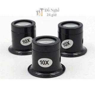 Kính lúp kẹp mắt hỗ trợ sửa chữa 10X