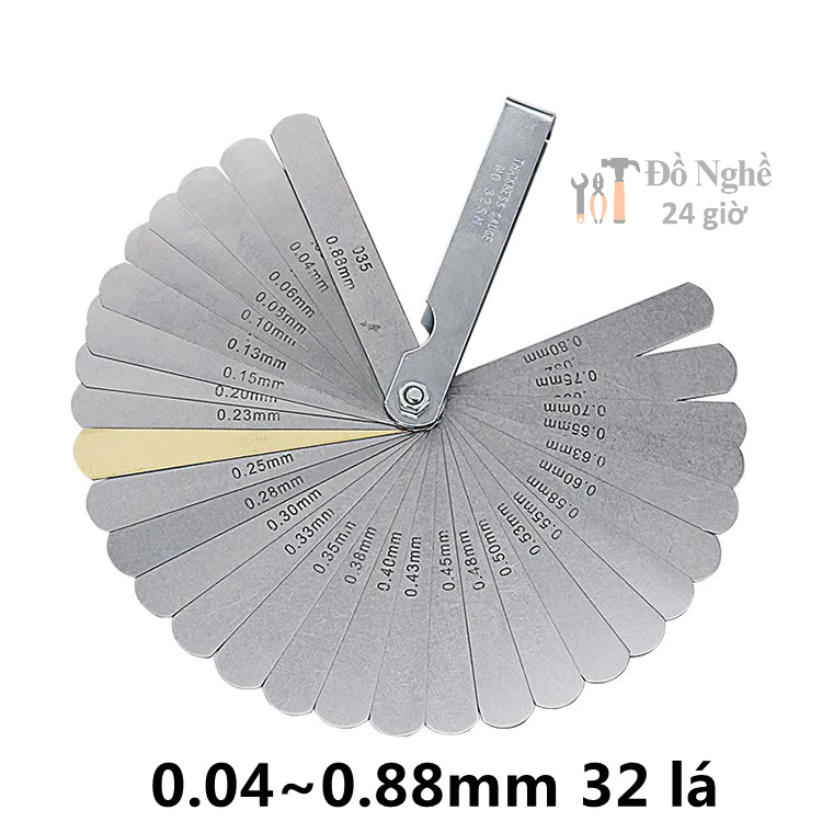 Thước căn lá 0.04~0.88mm 32 lá