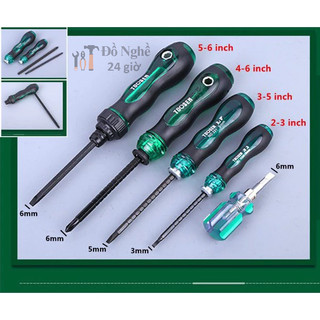 Bộ 5 tua vít thép 2 đầu cao cấp