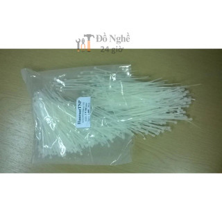 Bịch dây Rút Nhựa Khóa Siêu Chắc Size 3*100 (Trắng) 1 tấc