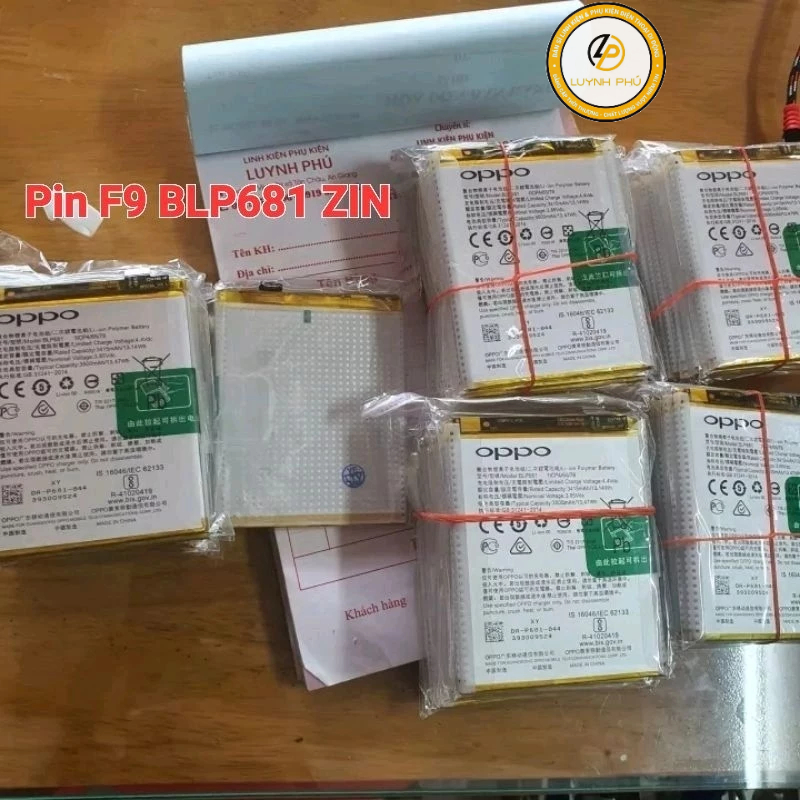 Pin oppo F9 BLP681 BLP683 baqe,pin zin