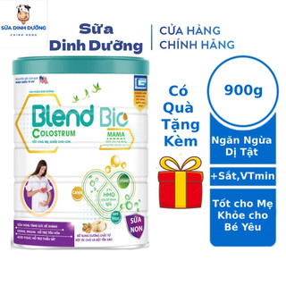 Sữa bầu Blend Bio Mama 900g, Sữa cho bà bầu giúp bé phát triển toàn diện từ trong bụng mẹ, Sữa cho mẹ bầu