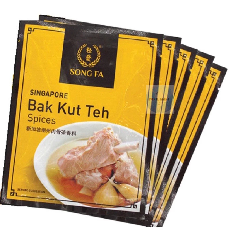 Gói gia vị nấu Bak Kut Teh nhà hàng Songfa Singapore