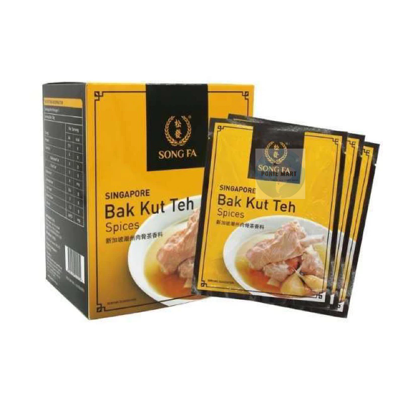 Gói gia vị nấu Bak Kut Teh nhà hàng Songfa Singapore
